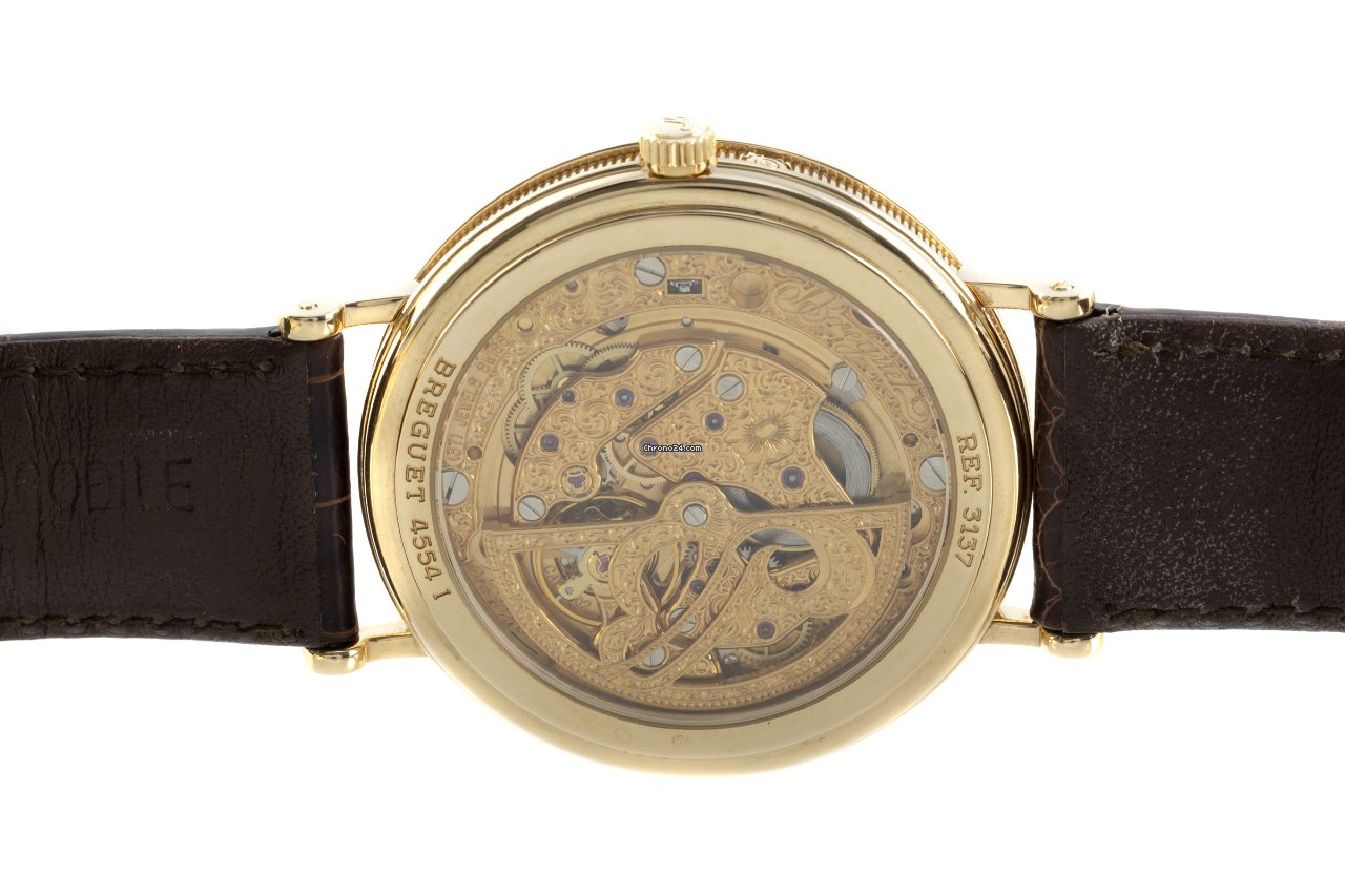 Breguet Classique Mens watch Unisex Automatic Yellow gold 3137BA 11 986 Replica 6