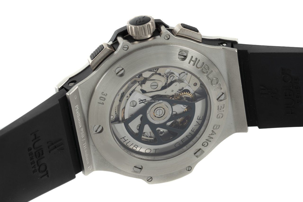 Hublot Big Bang 44 mm Mens watch Unisex Automatic Platinum 301.TI.450.RX Replica 6
