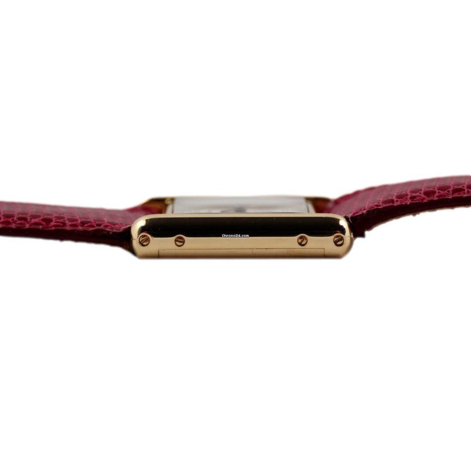 IMG_9081 Cartier Tank Louis Cartier Womens watch Manual winding Yellow gold 78087 Replica 6