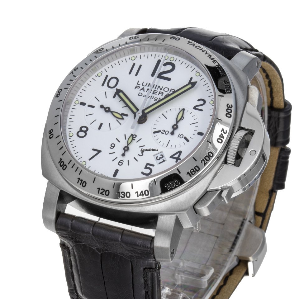 IMG_9081 Panerai Luminor Chrono Mens watch Unisex Automatic Steel PAM 00188 Replica 6