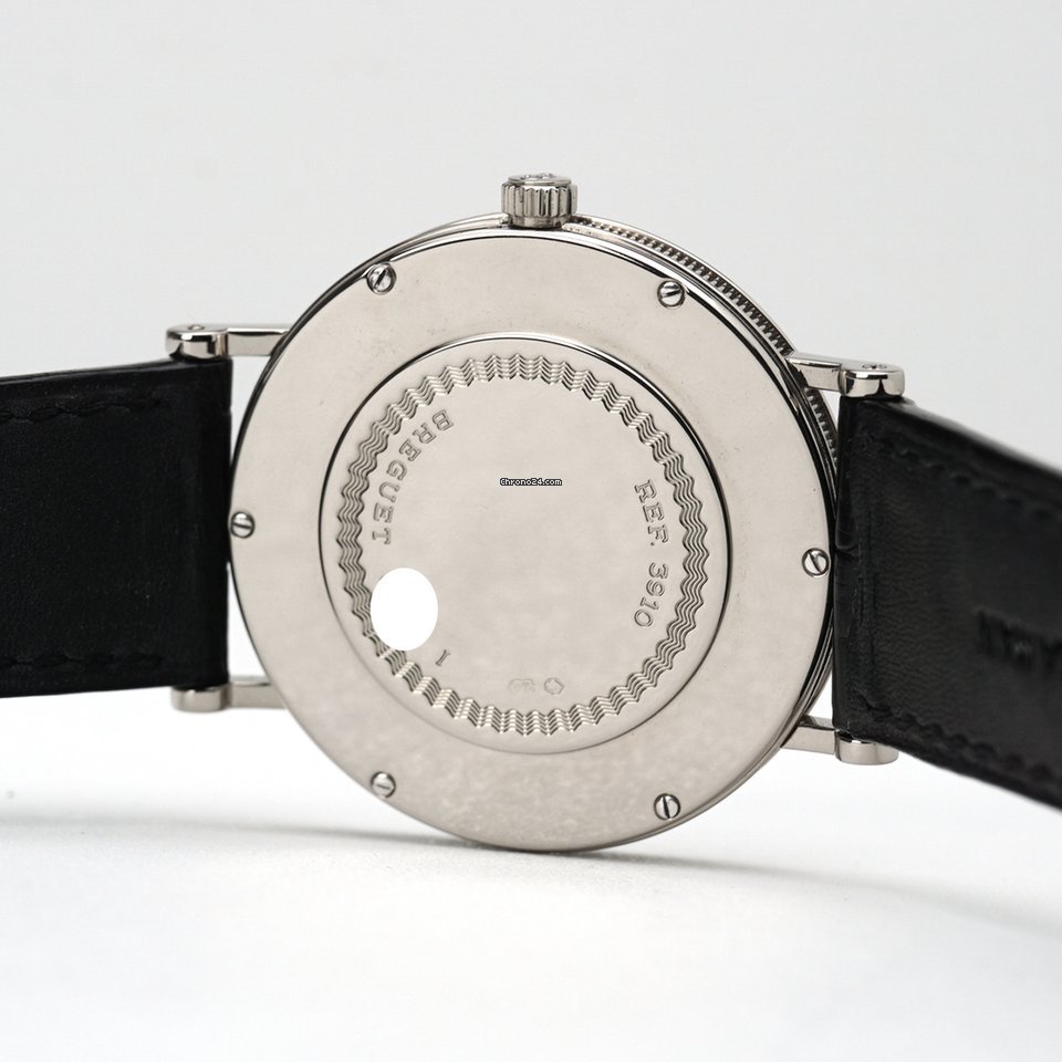 IMG_9081 Breguet Classique Mens watch Unisex Manual winding White gold 3910BB Replica 6