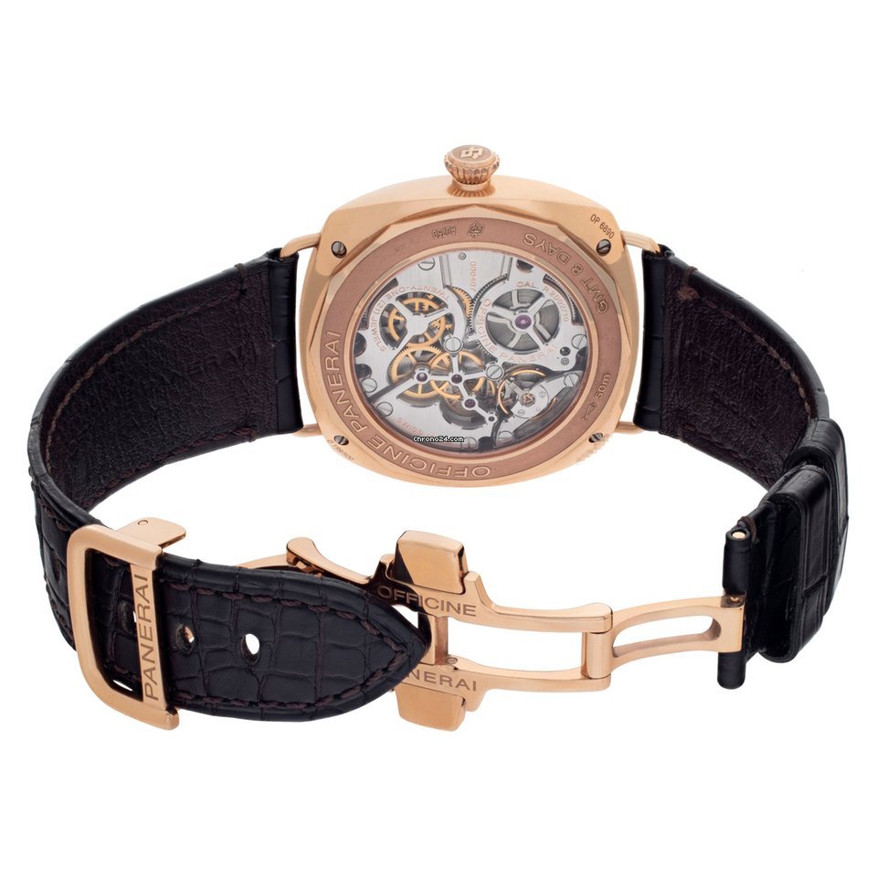 Panerai Special Editions Mens watch Unisex Manual winding Rose gold PAM395 Replica 6