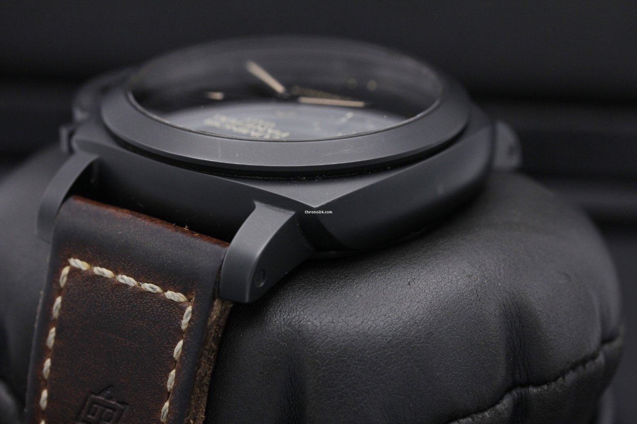 IMG_9081 Panerai Luminor 1950 3 Days GMT Automatic Ceramic PAM 441 Replica 6
