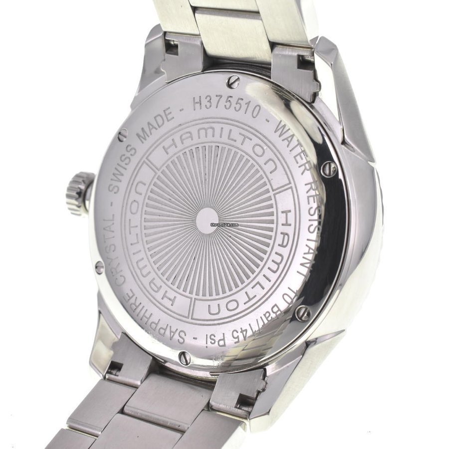 Hamilton Jazzmaster Seaview Mens watch Unisex Quartz Steel H375510 Replica 6