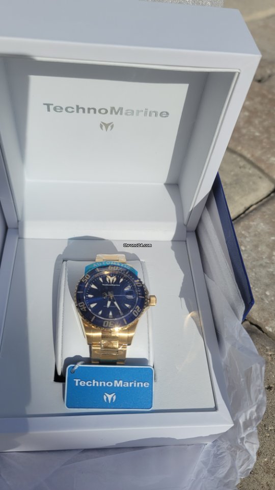 IMG_9081 Technomarine Mens watch Unisex Automatic Gold Steel TM-219083 Replica 6