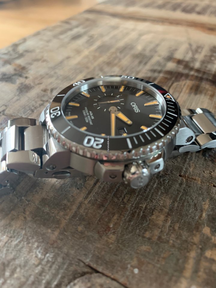 IMG_9081 Oris Aquis Small Second Mens watch Unisex Automatic Steel 01 743 7733 4159-07 4 24 64EB Replica 6