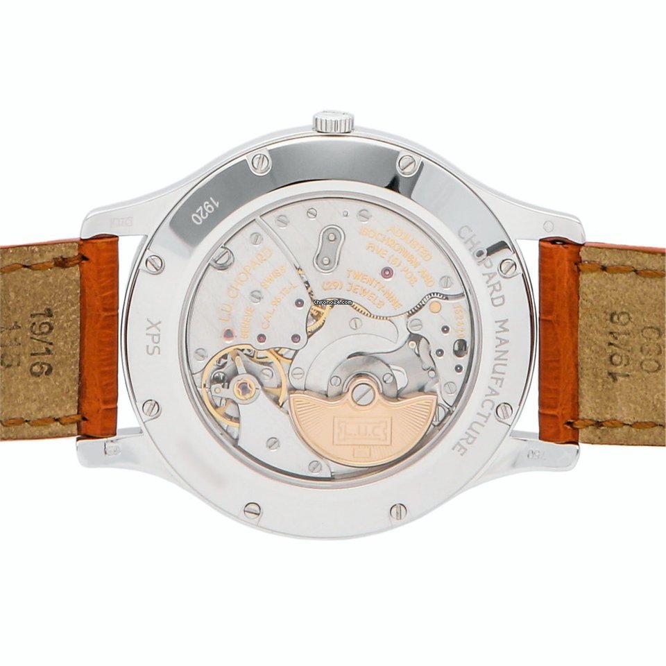 Chopard L.U.C Mens watch Unisex Automatic White gold 161920-1005 Replica 6