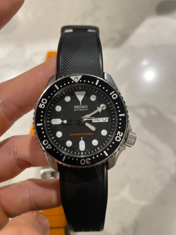 IMG_9081 Seiko Prospex Mens watch Unisex Automatic Steel SKX007K1 Replica 6