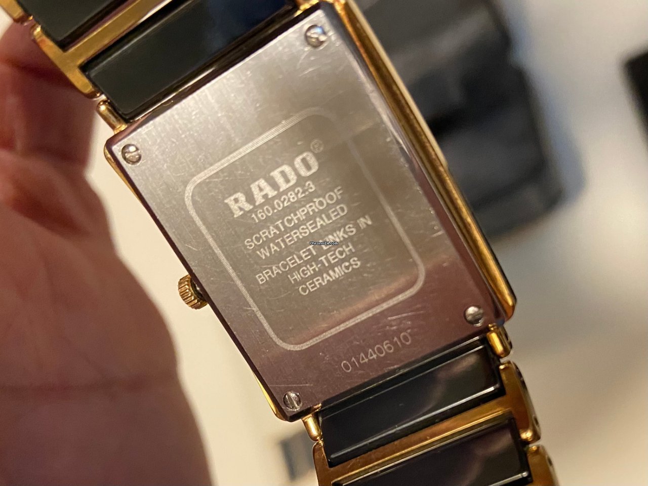IMG_9081 Rado Integral Mens watch Unisex Quartz Ceramic R20786752 Replica 6