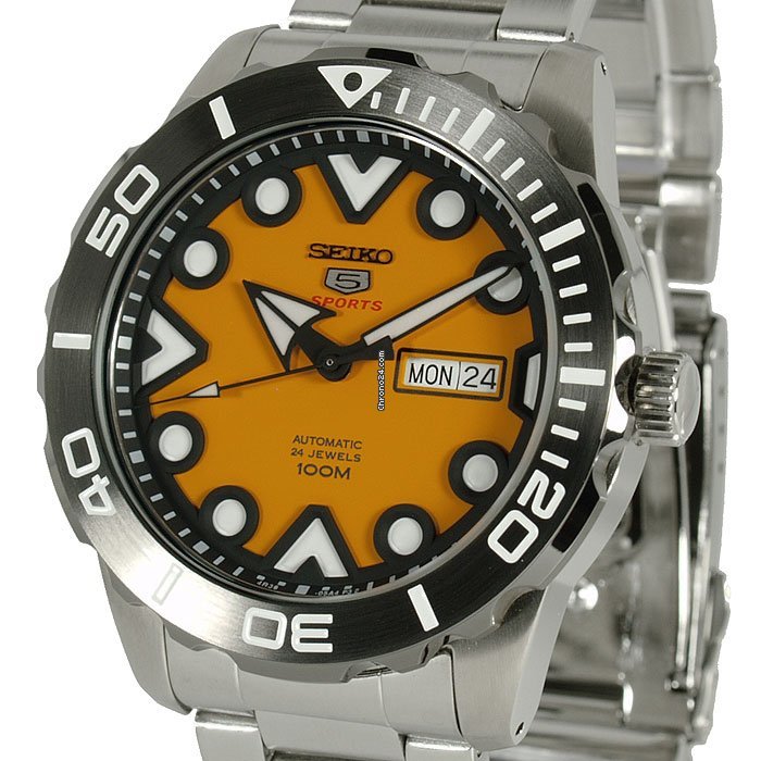 IMG_9081 Seiko 5 Sports Mens watch Unisex Automatic Steel SRPA05K1 Replica 6