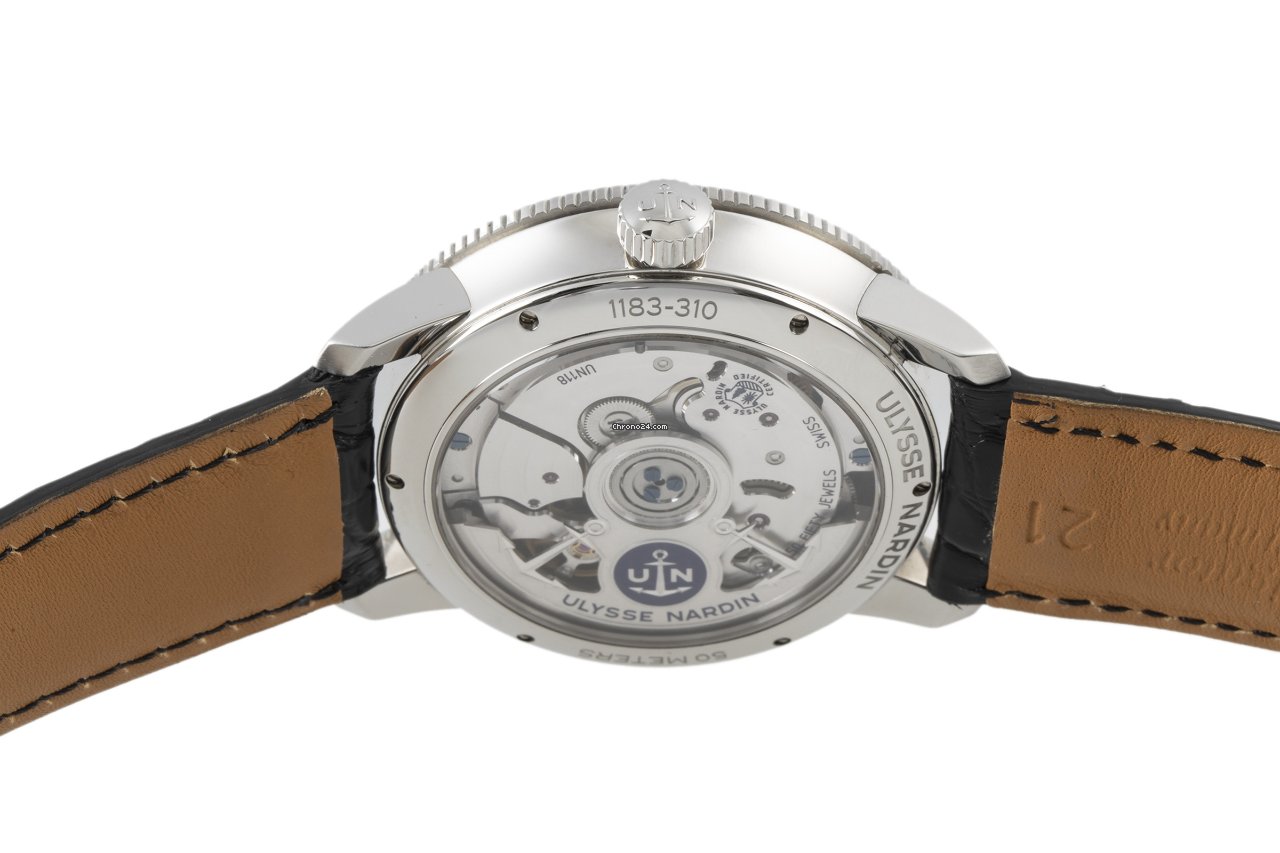 IMG_9081 Ulysse Nardin Marine Torpilleur Mens watch Unisex Automatic Steel 1183-310 Replica 6