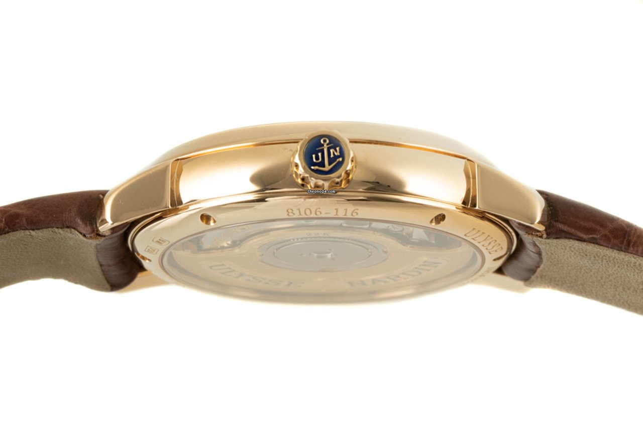IMG_9081 Ulysse Nardin Classico Womens watch Automatic Yellow gold 8106-116 Replica 6