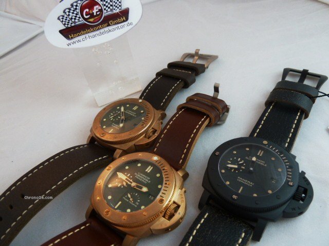 IMG_9081 Panerai Special Editions Mens watch Unisex Automatic PAM00507 PAM507 507 Bronzo NEU Replica 6