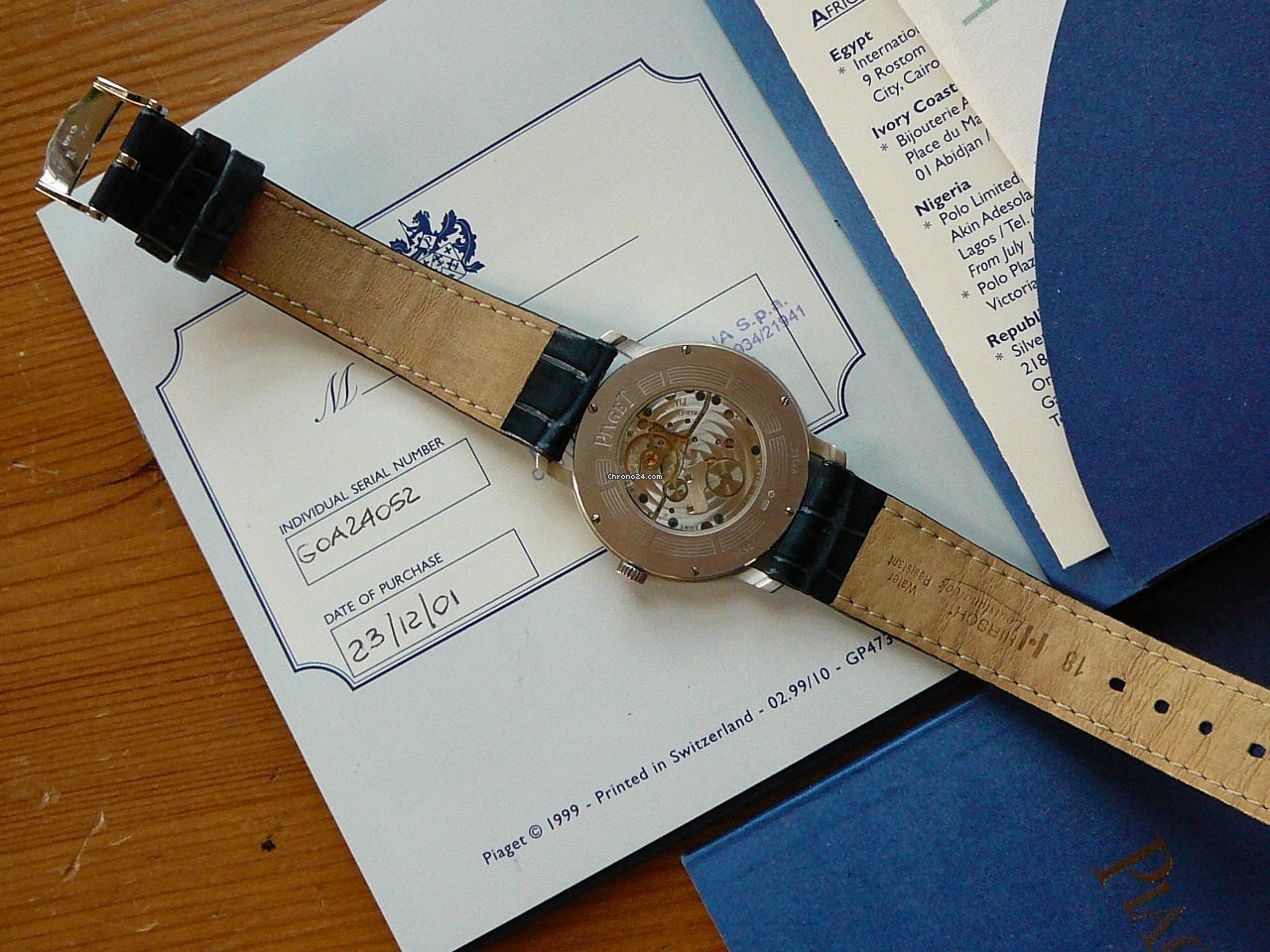 Piaget Altiplano Mens watch Unisex Manual winding White gold GAO24052 Replica 6