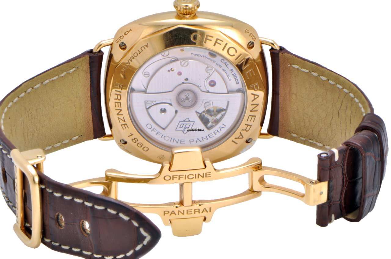 IMG_9081 Panerai Special Editions Mens watch Unisex Automatic Rose gold PAM 273 Replica 6