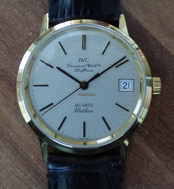 IMG_9081 IWC Mens watch Unisex Quartz Yellow gold 3306 Replica 6