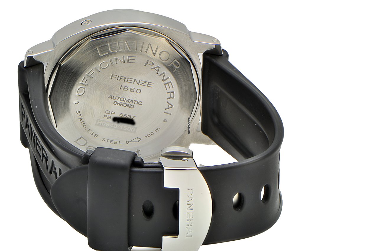 IMG_9081 Panerai Luminor Chrono Mens watch Unisex Automatic Steel Pam196 Pam00196 Replica 6