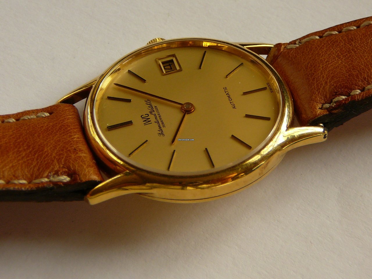 IWC Mens watch Unisex Automatic Yellow gold 3204 Replica 6