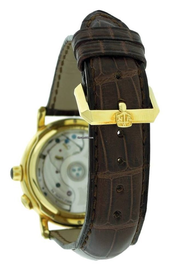 Ulysse Nardin GMT + - Perpetual Mens watch Unisex Automatic Yellow gold 321-22-31 Replica 6