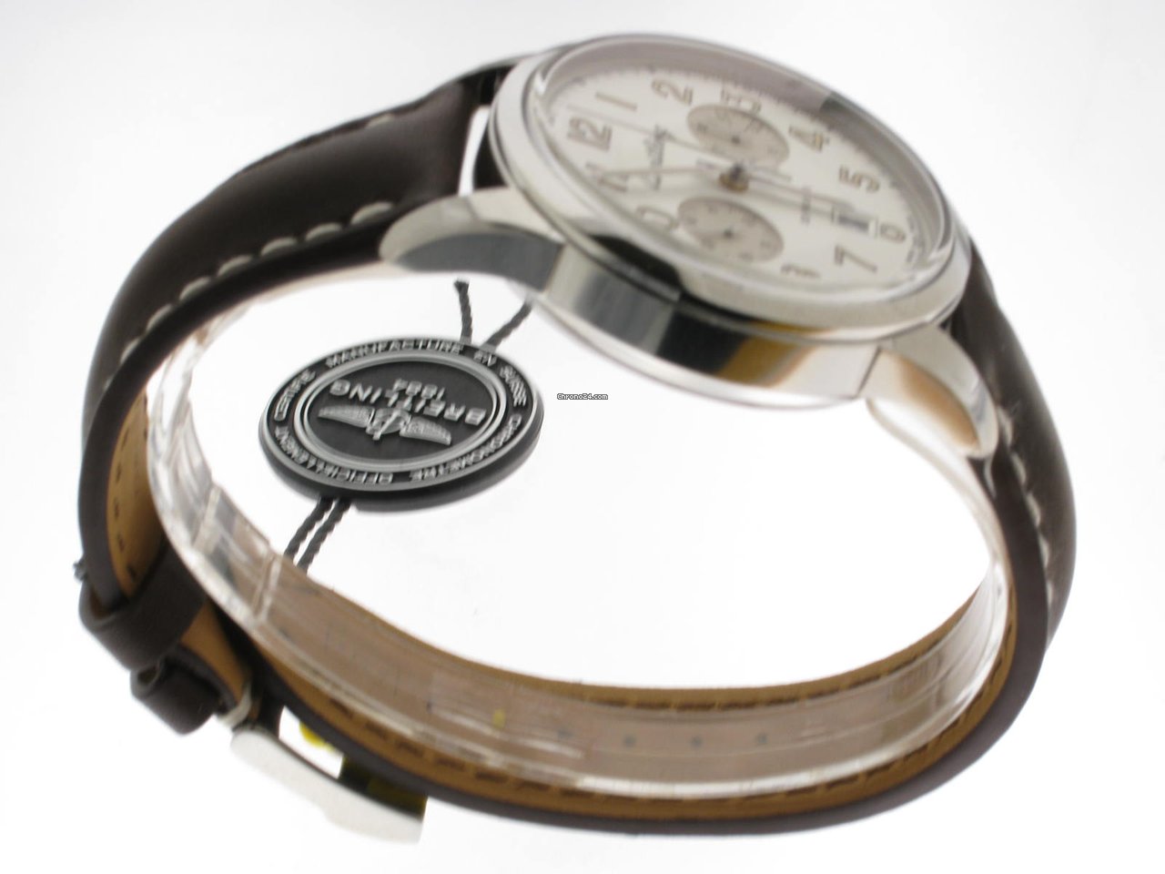 IMG_9081 Breitling Transocean Chronograph 1915 Mens watch Unisex Automatic Steel AB141112 G799 437X Replica 6