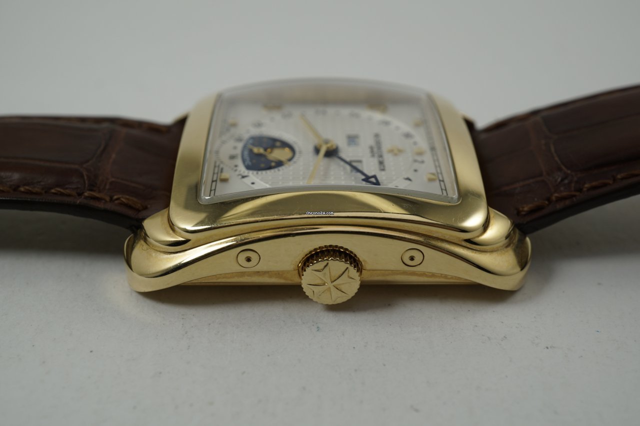 IMG_9081 Vacheron Constantin Historiques Mens watch Unisex Automatic Yellow gold 47300 000j Replica 6