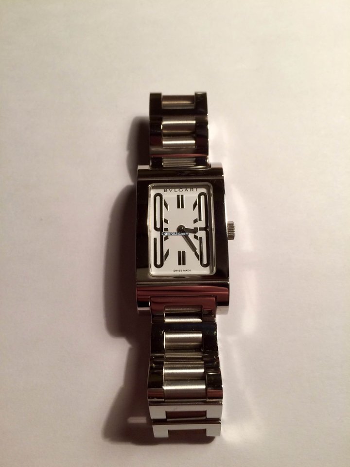 IMG_9081 Bulgari Rettangolo Womens watch Quartz Steel RT 39s Replica 6
