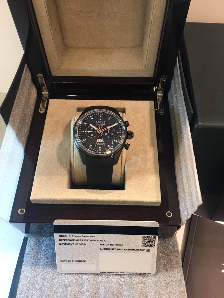 IMG_9081 Zenith El Primero Mens watch Unisex Automatic Steel 75.2050.4026 21.R530 Replica 6