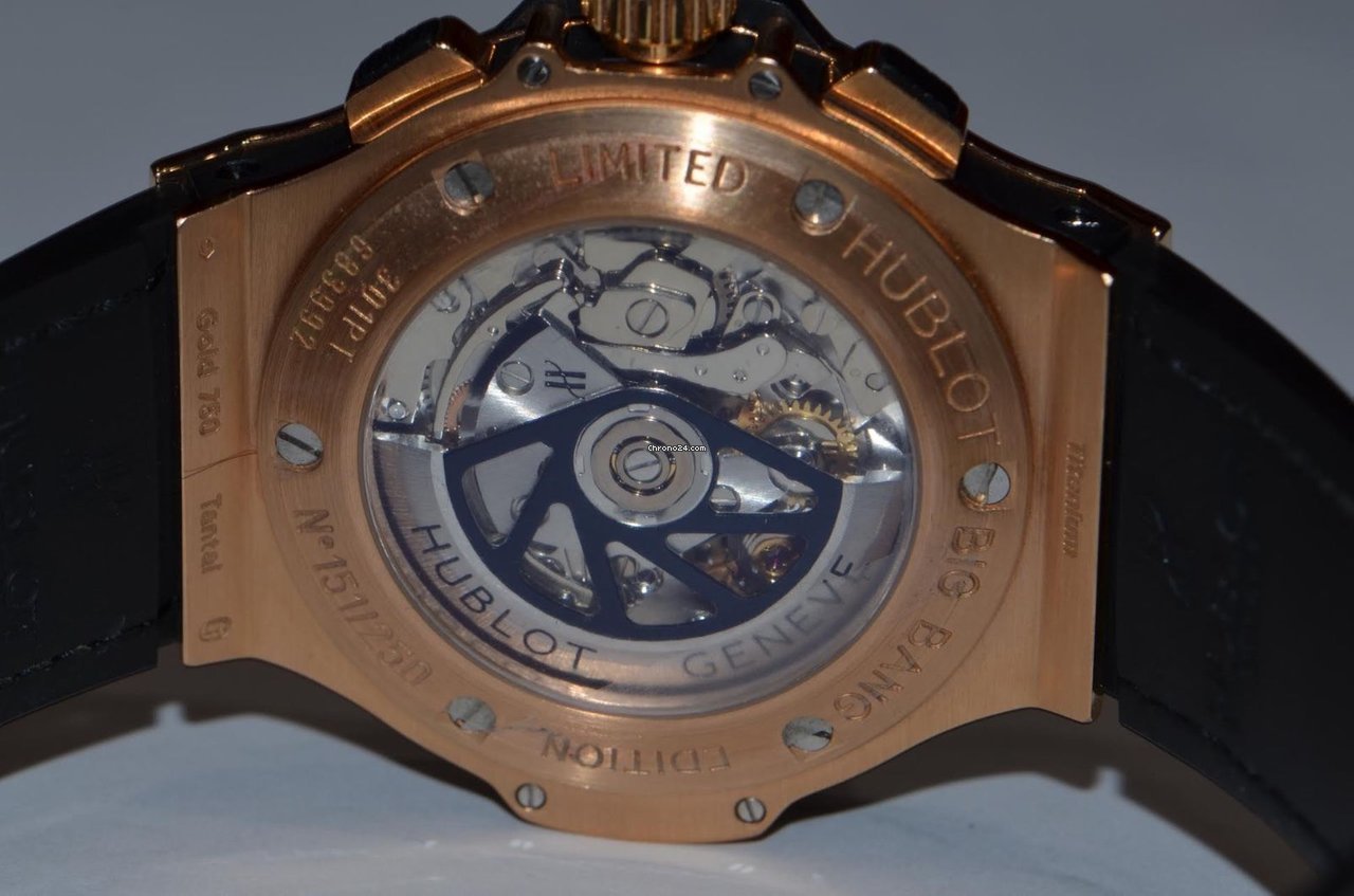 IMG_9081 Hublot Big Bang Mens watch Unisex Automatic Rose gold 301.PT.130.RX Replica 6