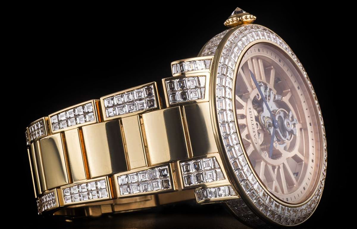 IMG_9081 Cartier Rotonde de Cartier Mens watch Unisex Manual winding Rose gold CRHPI00507 Replica 6