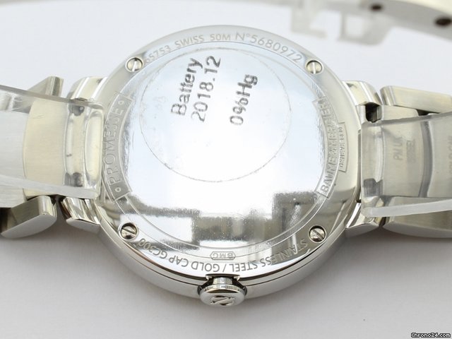 Baume & Mercier Promesse Mens watch Unisex Quartz Steel 65753 Replica 6