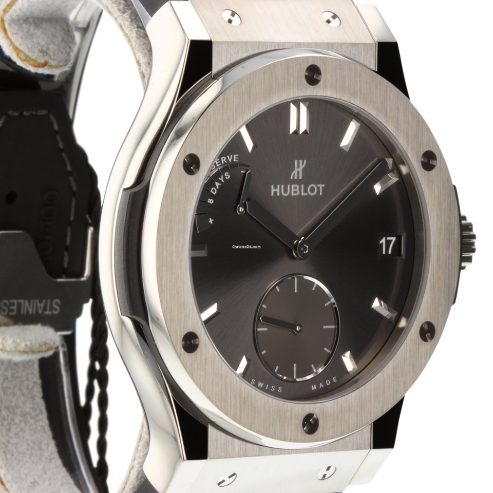 IMG_9081 Hublot Classic Fusion Mens watch Unisex Manual winding Titanium 516NX7070LR Replica 6