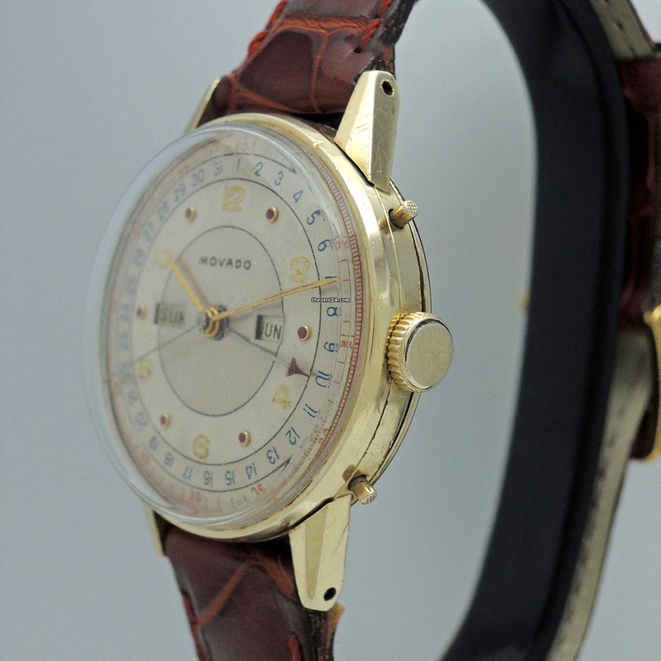 IMG_9081 Movado Manual winding Gold Steel T115207 Replica 6