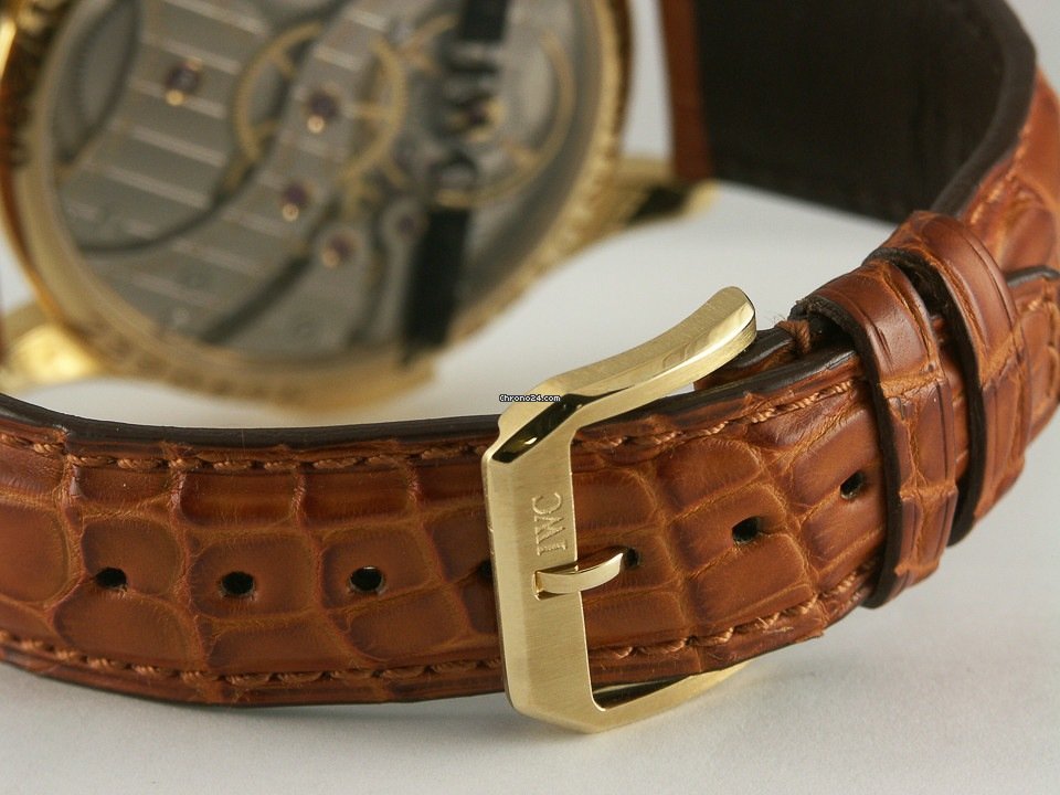 IMG_9081 IWC Portuguese Minute Repeater Mens watch Unisex Manual winding Yellow gold 5240 Replica 6