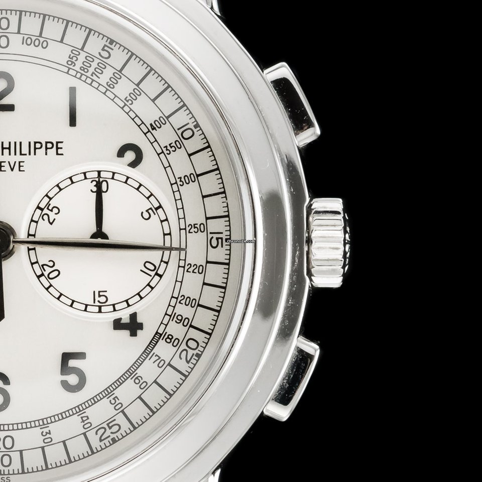 IMG_9081 Patek Philippe Chronograph Mens watch Unisex Manual winding White gold 5070G-001 Replica 6