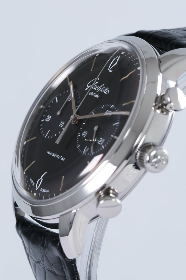 IMG_9081 Glashutte Original Sixties Chronograph Mens watch Unisex Automatic Steel 393.402.22.04. Replica 6