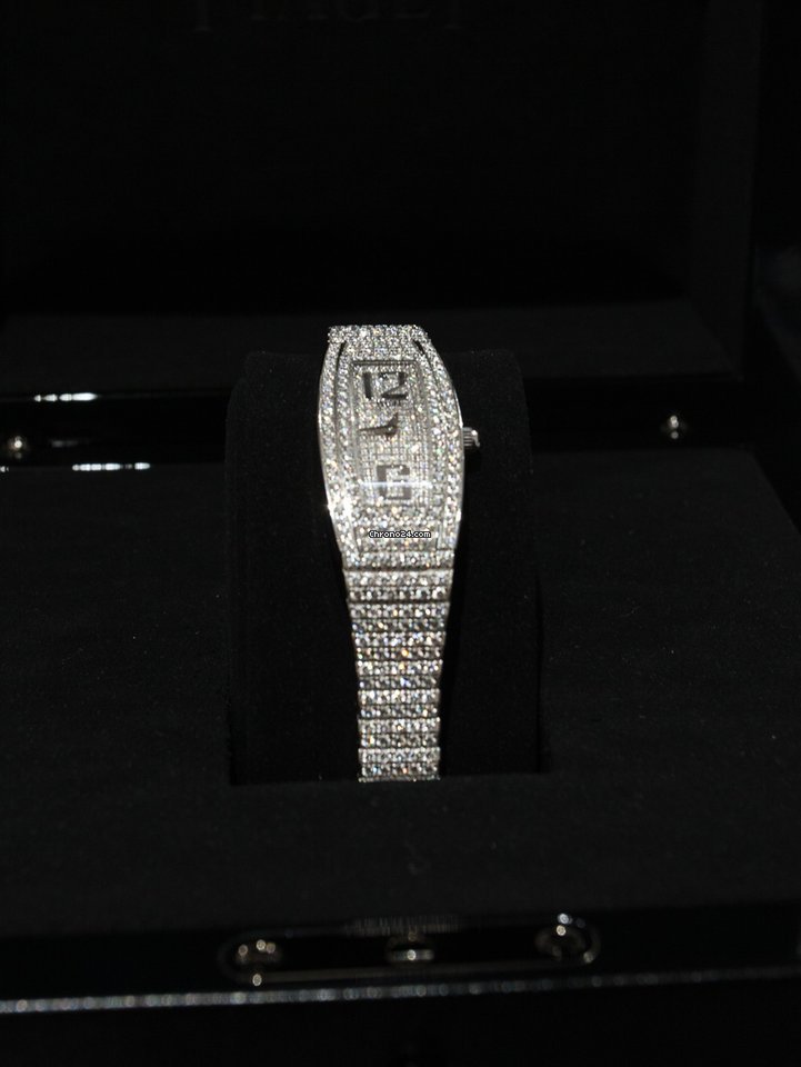 IMG_9081 Piaget Limelight Womens watch Quartz White gold GOA26054 Replica 6
