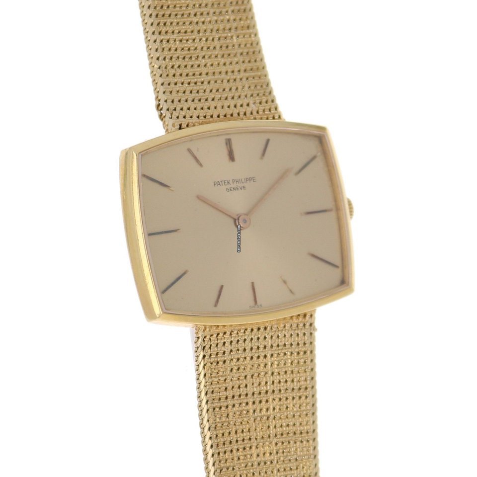 IMG_9081 Patek Philippe Vintage Mens watch Unisex Manual winding Yellow gold 3527 Replica 6