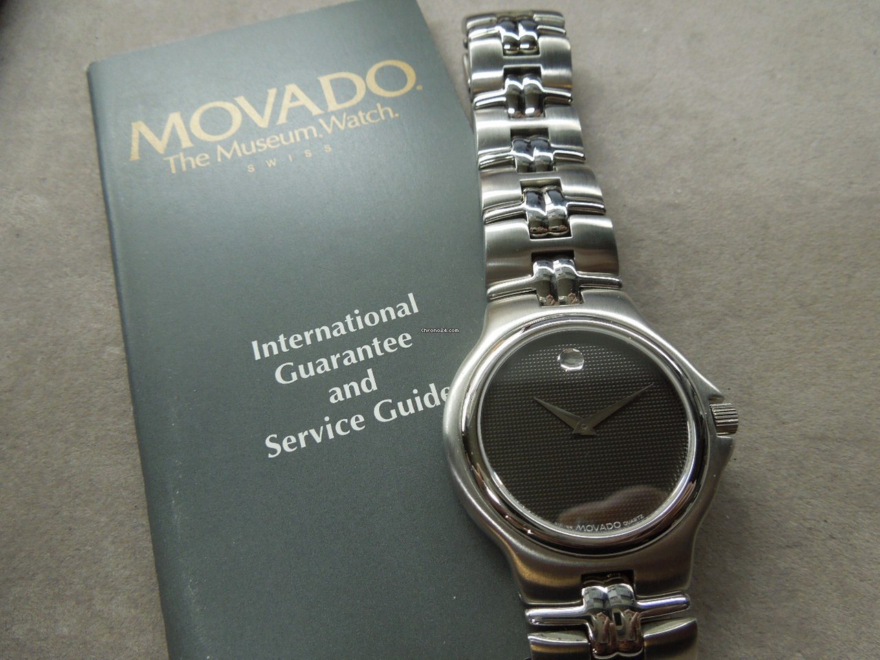 IMG_9081 Movado Mens watch Unisex Quartz Steel Movado 84.E2.0887 Replica 6