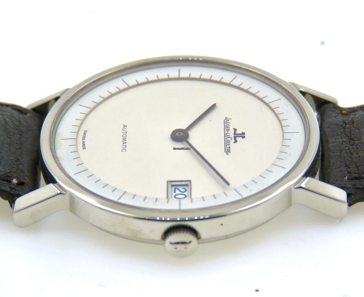 Jaeger-LeCoultre Mens watch Unisex Automatic Steel J98020 Extra Slim Automatic Case 34.5mm. Stainless Steel Men Watch Replica 6