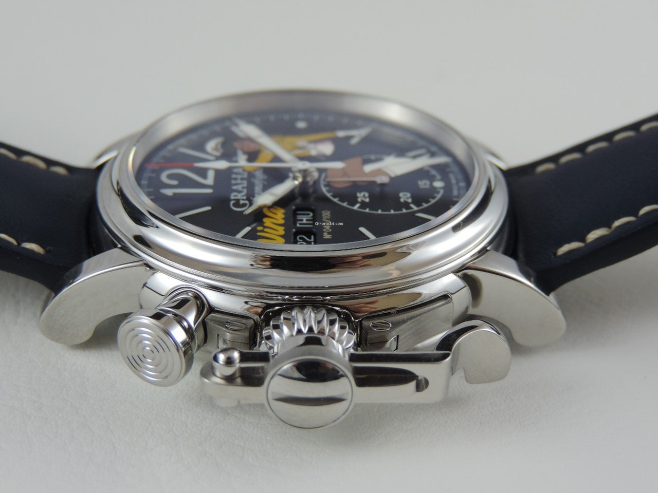 Graham Chronofighter Mens watch Unisex Automatic Steel 2CVAS.U04A.L129S Replica 6