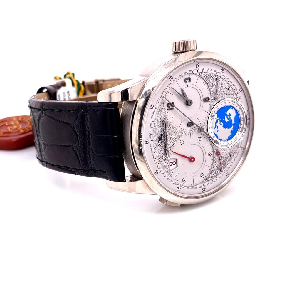 Jaeger-LeCoultre Duometre Mens watch Unisex Manual winding White gold Q6063540 Replica 6