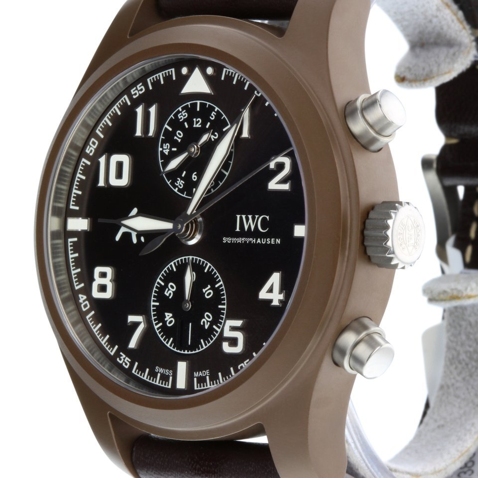 IWC Pilot Chronograph Mens watch Unisex Automatic Ceramic IW388004 Replica 6
