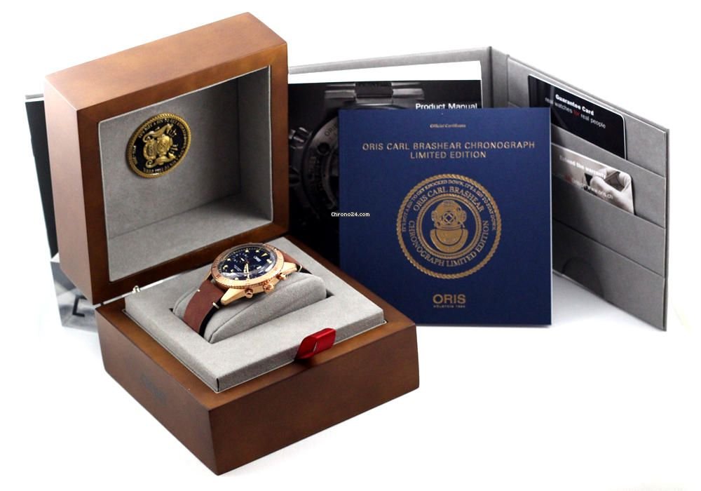 Oris Carl Brashear Mens watch Unisex Automatic Bronze 01 771 7744 3185 LS Replica 6
