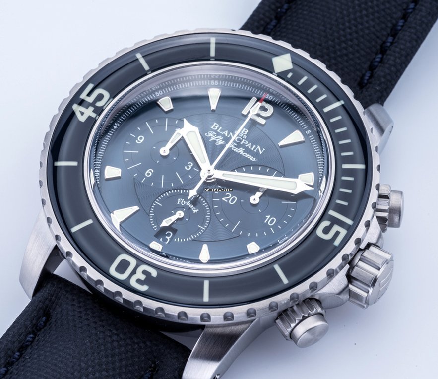 IMG_9081 Blancpain Fifty Fathoms Mens watch Unisex Automatic Steel 5085FB-1140-52B Replica 6