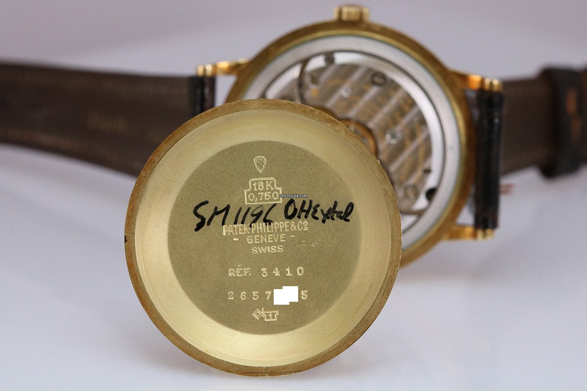 Patek Philippe Calatrava Mens watch Unisex Manual winding Yellow gold 3410 Replica 6