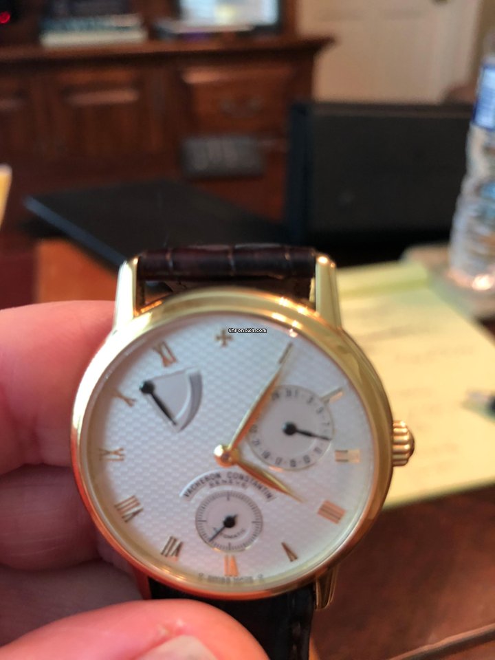 IMG_9081 Vacheron Constantin Patrimony Mens watch Unisex Manual winding Yellow gold 47200 000J Replica 6