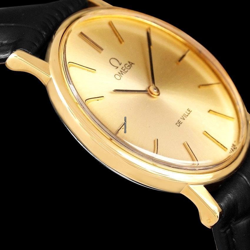 Omega De Ville Mens watch Unisex Manual winding Gold Steel 6332 Replica 6