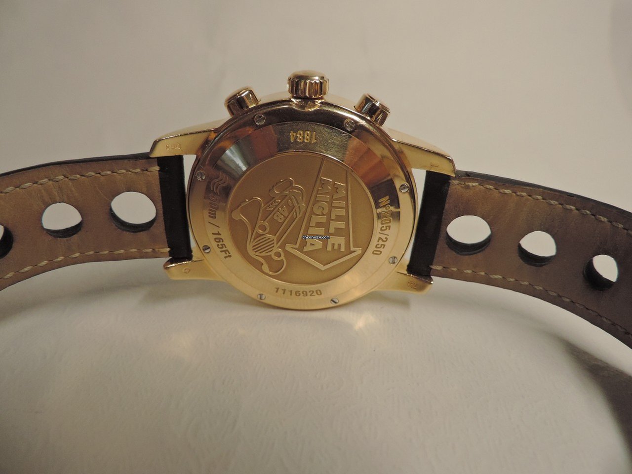 IMG_9081 Chopard Mille Miglia Mens watch Unisex Automatic Rose gold 1116920 Replica 6