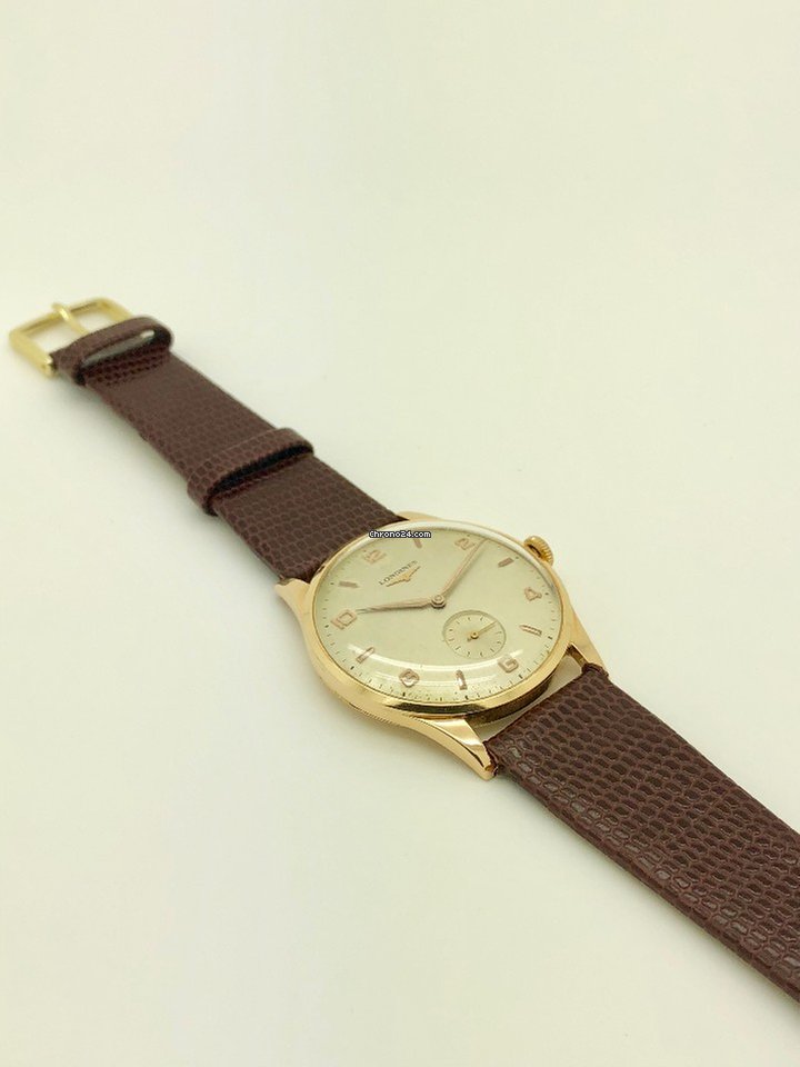 IMG_9081 Longines Mens watch Unisex Manual winding Yellow gold 6247 Replica 6