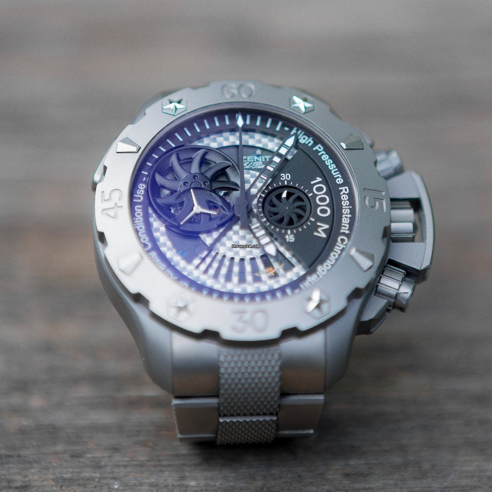 IMG_9081 Zenith Defy Mens watch Unisex Automatic Titanium 95.0527.4021 Replica 6